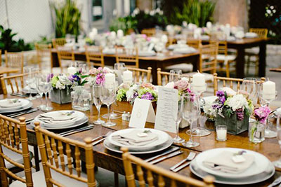 farm tables and chairs rental